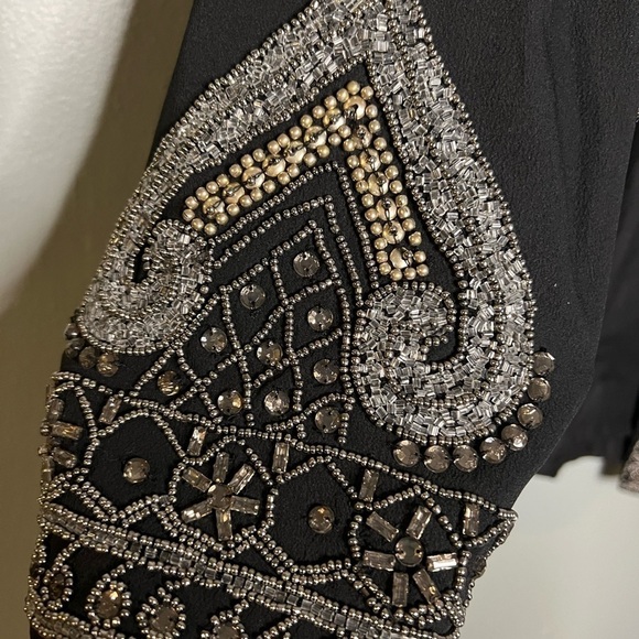 Soft Surroundings beaded open front cardigan - Picture 7 of 11